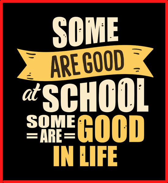 Some are Good at School Print