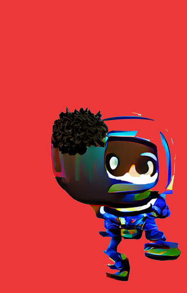 Red Little Astronaut by Brandale221