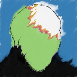 Green flames