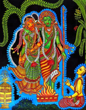 THIRUPATI BALAJI WEDDING MURAL ART 