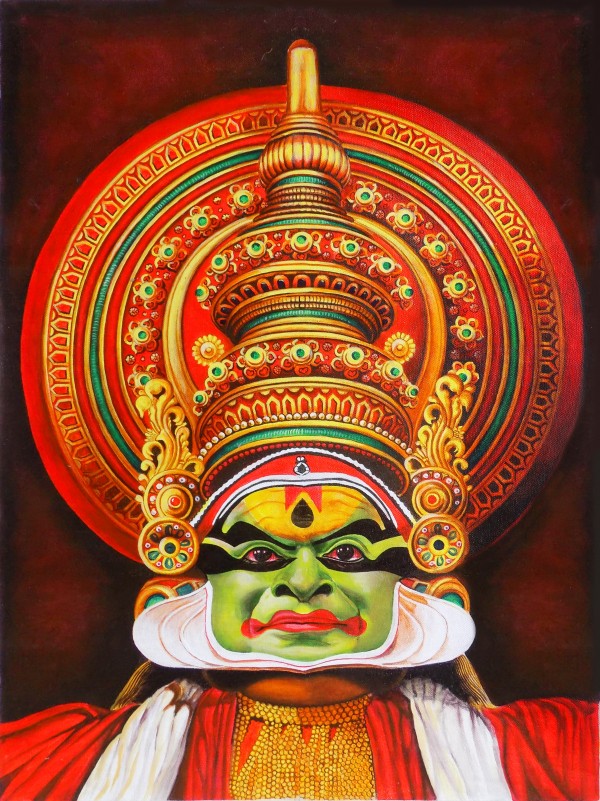 KATHAKALI THE KERALA DANCE ART Print