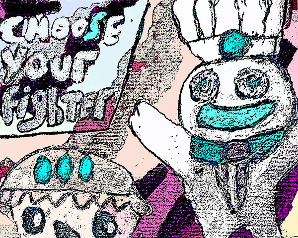 choose your fighter thanksgiving by Chromatic Verse