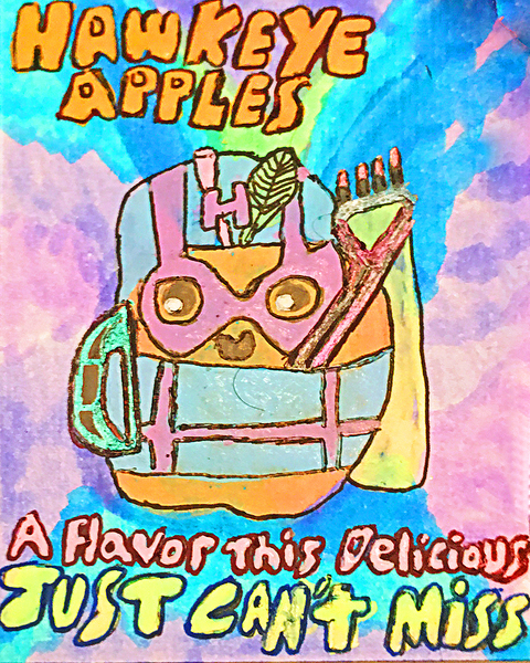 Hawkeye Apples by Chromatic Verse