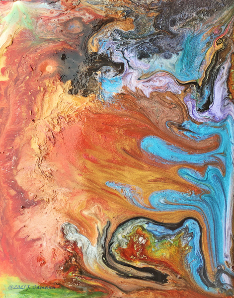 Dive a moment before 11 x 14 by Chromatic Verse