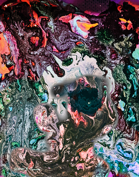 Pareidolia Shadows 11 x 14 by Chromatic Verse