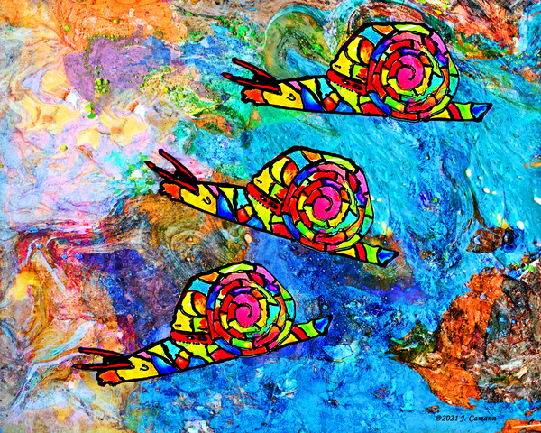 Snails On A Walk by Chromatic Verse