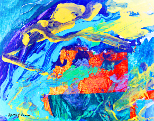 everything is infinite acoustic 11 x 14 by Chromatic Verse