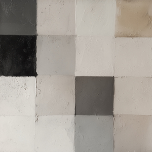 ARIA | Minimalist Checker Canvas Wall Art