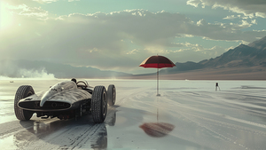 Red Umbrella Bonneville 