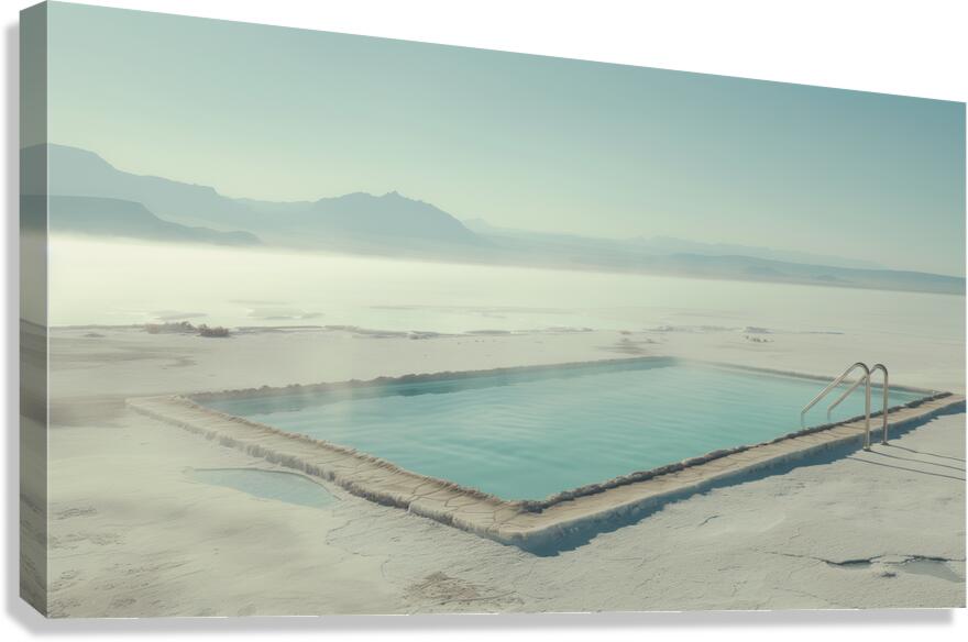 Lonely Pool  Canvas Print