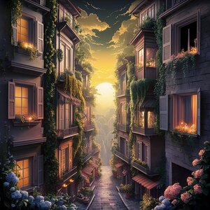 Ethereal Ancient Neighborhoods Unveiled