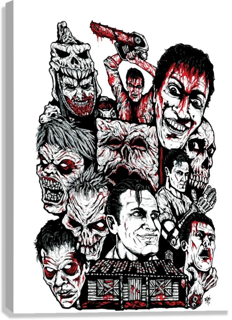 evil dead 9 Canvas Print