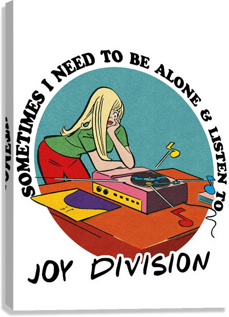 joy division 3 Canvas Print