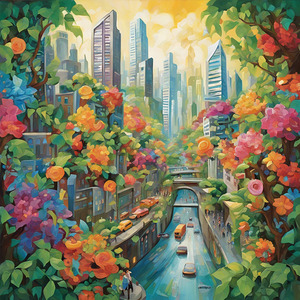 Twilight Symphony: A Journey Through Natures Canvas 4