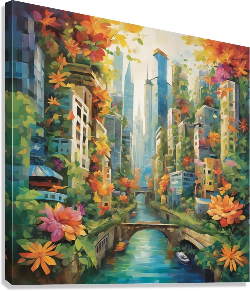 Twilight Symphony: A Journey Through Natures Canvas 5 Canvas Print