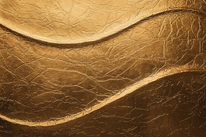 gold background with a subtle wave pattern