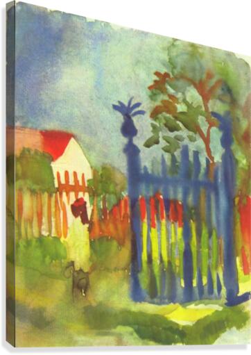 Garden gate Canvas Print