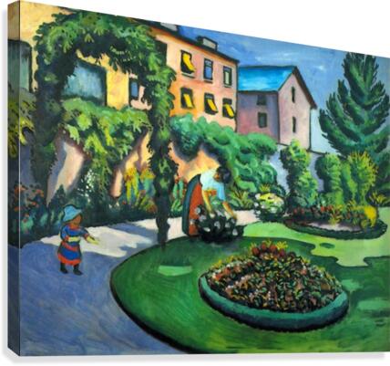 Garden image Canvas Print