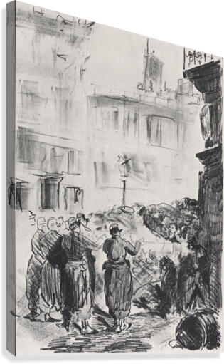 The Barricade Canvas Print