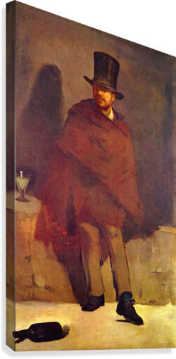 Absinthe Drinker Canvas Print
