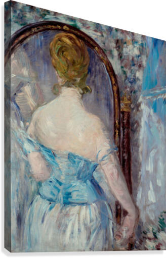 Before the Mirror Canvas Print