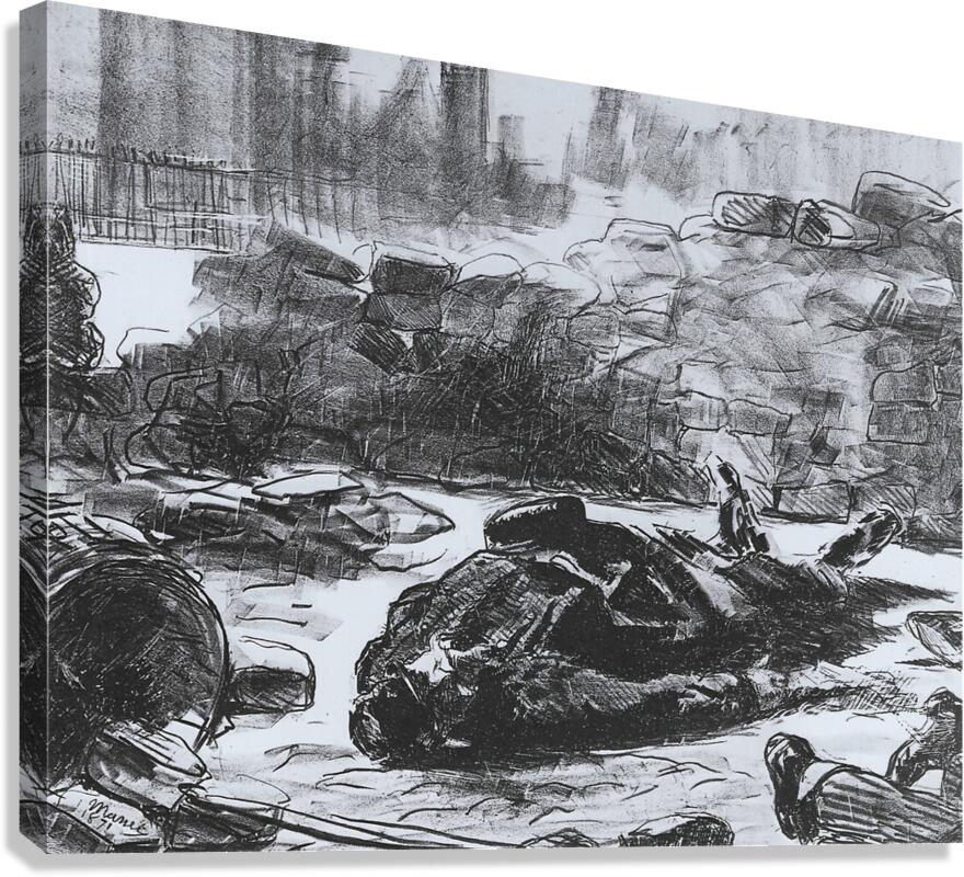 Civil war Canvas Print