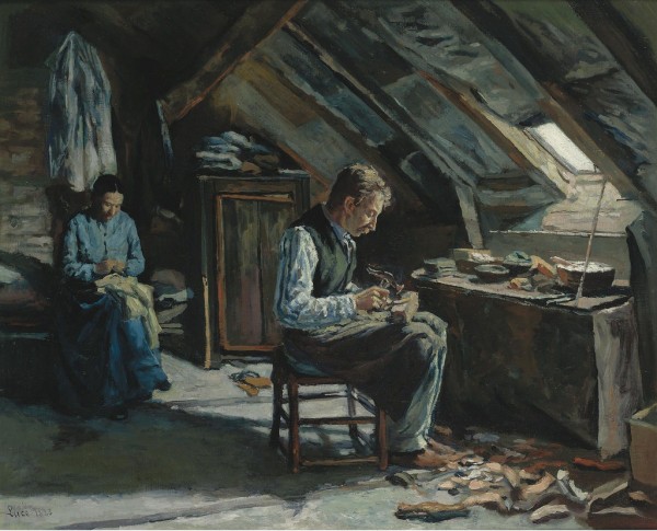 Boot-Maker on Mansarde Print
