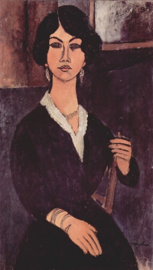 Modigliani - Portrait of a sitting woman