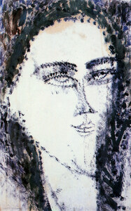 Modigliani - Head -2- Print