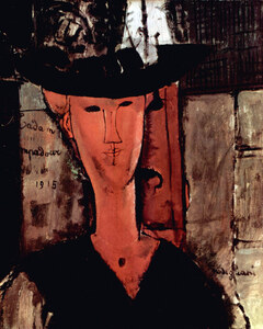 Modigliani - Lady With Hat Print