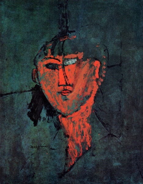 Modigliani - Head Print