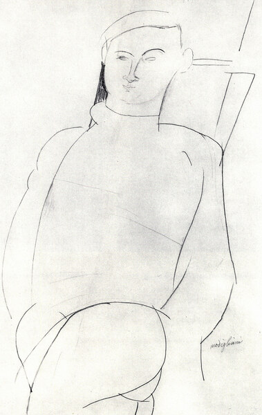 Modigliani - Jacques Lipchitz Print