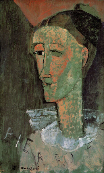 Modigliani - Pierrot Print