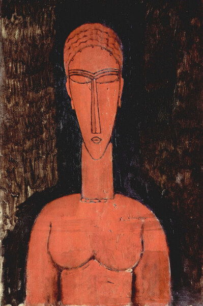 Modigliani - Red breasts Print