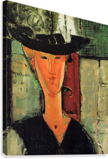 Modigliani - Madame Pompadour Canvas Print