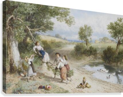 The Swing Canvas Print