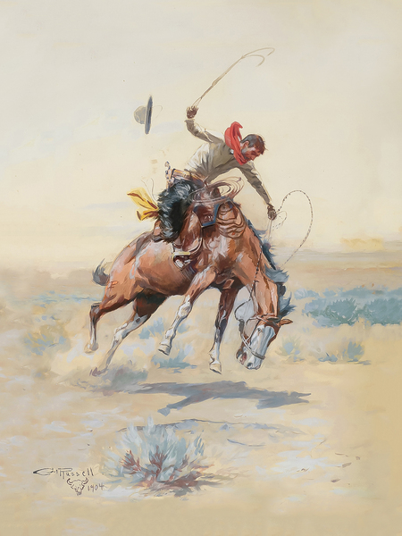 Charles Russell - The Bucker Print
