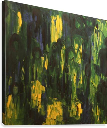 Burnt Jungle Canvas Print
