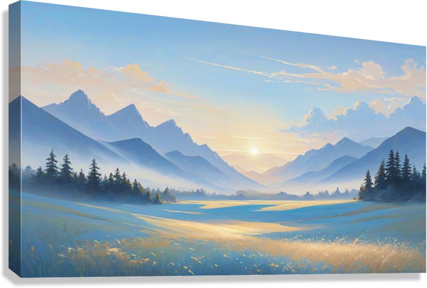 Tranquility Valley Canvas Print