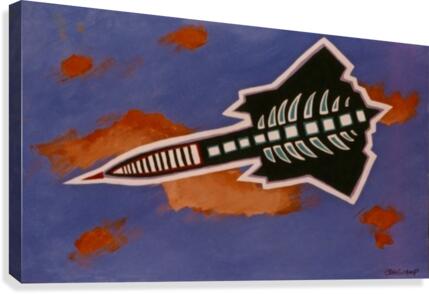 Rocket Ship Canvas Print