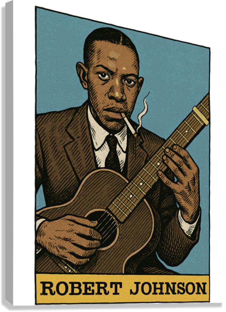 Robert Johnson 32 Canvas Print