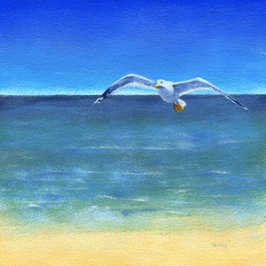 Spread your wings and fly acrylic painting