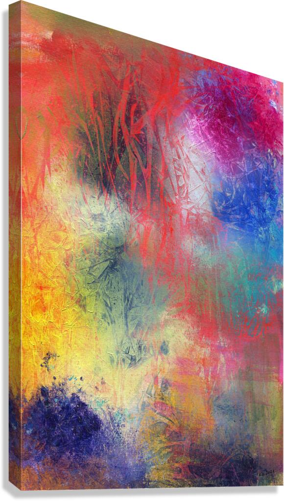 Mystical forest acrylic painting Impression sur toile