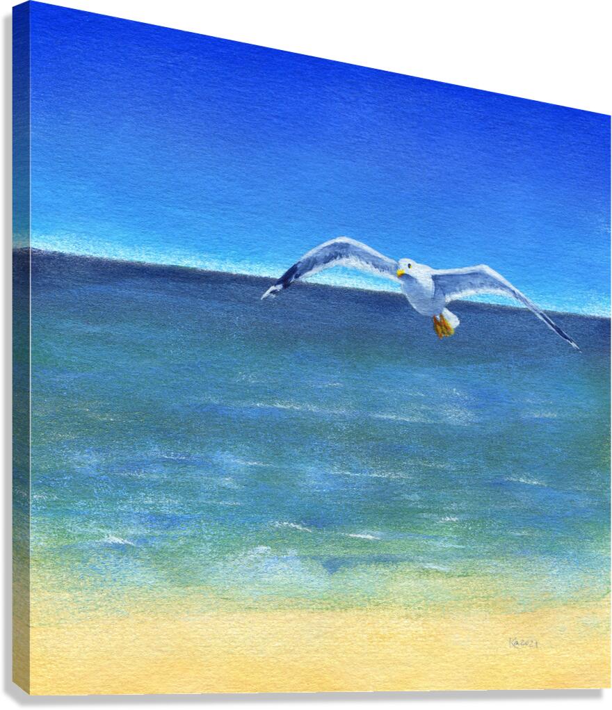 Spread your wings and fly acrylic painting Canvas Print