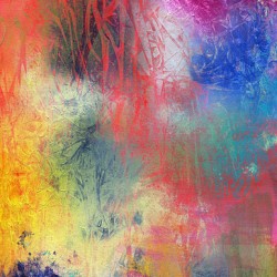 Mystical forest acrylic painting