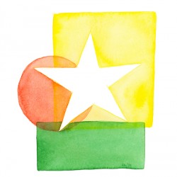 Festive minimalism star