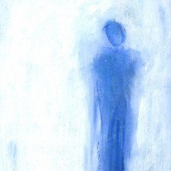 Thinking of you acrylic painting