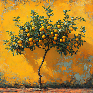 Lemon Tree  17   Yellow on Yellow