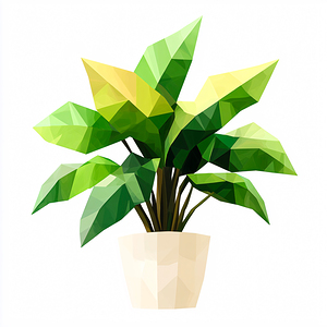 Origami Pot Plant
