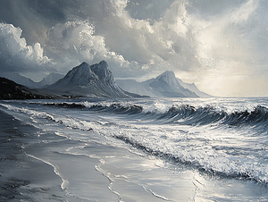 Cool Neutral Seascape